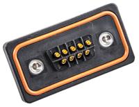 fwdf09s-1731100021 FCT from Molex FWD 9 Way Panel Mount D-sub Connector Socket, 2.84mm Pitch