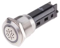 877-1851 RS PRO Panel Mount Buzzer, 220 V ac, 75dB at 1 m