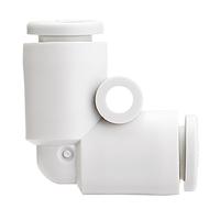 kq2l23-00a SMC KQ2 Series Branch Union Elbow, 3.2 mm to 3.2 mm, Tube-to-Tube Connection Style, KQ2L23-00A