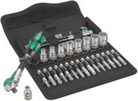 05004016001 Wera 28-Piece Metric 1/4 in Standard Socket/Bit Set with Ratchet, 6 point; Hex Bit; Phillips Bit; Pozidriv Bit; Torx Bit