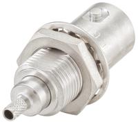 51k507-802n5 Rosenberger BNC Series, Jack Panel Mount BNC Connector, 50Ω, Crimp Termination, Straight Body