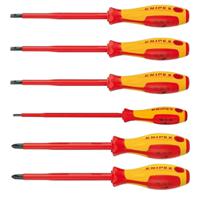 00-20-12-v01 Knipex 00 20 12 V01 Phillips; Slotted Insulated Screwdriver Set, 6-Piece