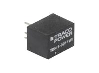 tdn-5-0911wi TRACOPOWER TDN 5WI DC-DC Converter, 5V dc/ 1A Output, 4.5 → 13.2 V dc Input, 5W, Through Hole, +75°C Max Temp