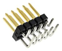 90122-0765 Molex C-Grid III Series Right Angle Through Hole Pin Header, 10 Contact(s), 2.54 mm Pitch, 2 Row, Unshrouded