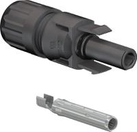 320010p0010-ur Staubli Cable Coupler MC4 Series, Female, Panel Mount Solar Connector, Cable CSA, 2.5mm², Rated At 22.5A, 1 kV PV-KBT4