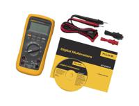 fluke-27-ii Fluke 27 Handheld Digital Multimeter, True RMS, 10A ac Max, 10A dc Max, 1000V ac Max