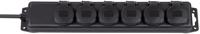 1159971 brennenstuhl Type E - French 6 Gang Distribution Unit, 2m Cable, No, 16A, 230 V, No, Surge Protected