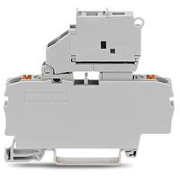 2202-1611 WAGO  TOPJOB S Series Grey, 2.5mm², 1-Level, Push In Termination, Fused, ATEX, CSA, IECEx