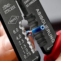 97-21-215-b Knipex 97 Hand Crimp Tool for Uninsulated Open Barrel Terminals, 0,5 → 2,5mm² Wire