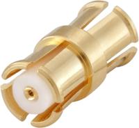 19k102-k00l5 Rosenberger Straight 50Ω Adapter SMP Jack to SMP Jack 26.5GHz