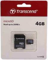 ts4gusdhc10 Transcend 4 GB MicroSDHC Micro SD Card, Class 10