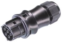 9605141531 Wieland RST20i5 Series Circular Connector, 5-Pole, Female, Cable Mount, 20A, IP68