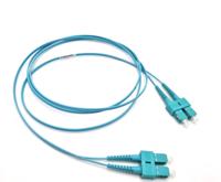 180590992 Molex Premise Networks SC Tight Buffer OM3 Multi Mode OM3 Fibre Optic Cable, 2mm, Light Blue, 3m