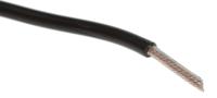3057-bk005 Alpha Wire Premium Series Black 1.3 mm² Hook Up Wire, 16 AWG, 26/0.25 mm, 30m, PVC Insulation, 3057 BK005