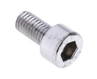 281-063 RS PRO Plain Stainless Steel Hex Socket Cap Screw, DIN 912, M5 x 10mm