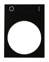175-3954 RS PRO Legend Plate for Use with Ptec Push Button, O - I