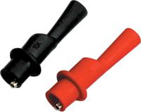 206-8745 RS PRO Crocodile Clip, Nickel-Plated Steel Contact, 10A, Black/Red