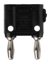 mdp-s-0 Fluke Black Male Banana Plug, Screw Termination, 15A, 5000V, Nickel Plating