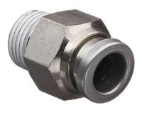 kqb2h07-32 SMC KQB2 Series Threaded-to-Tube, UNF 10-32 to Push In 1/4 in, Threaded-to-Tube Connection Style