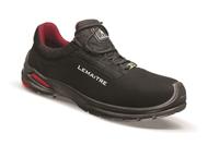 rills30nr46 LEMAITRE SECURITE RILEY LOW Unisex Black, Red Aluminium Toe Capped Safety Trainers, UK 11, EU 46
