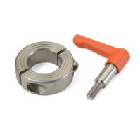 lvo-msp-19-ss Ruland Shaft Collar, Two Piece, Clamp, Bore 19mm, OD 40mm, W 15mm, 303 Stainless Steel