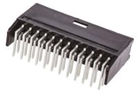 280522-1 TE Connectivity AMPMODU MOD II Series Right Angle Through Hole PCB Header, 24 Contact(s), 2.54 mm Pitch, 2 Row, Shrouded