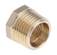203-9038 RS PRO Threaded Fitting, Straight Reducer Bush, Male BSP 1/2in to Female BSP 3/8in