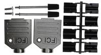8655mh0901blf Amphenol Communications Solutions 8655MH Series Die Cast Zinc D Sub Backshell, 9 Way, Strain Relief