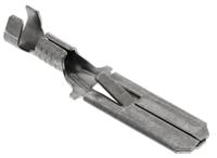 42241-2 TE Connectivity FASTIN-FASTON .250 Uninsulated Male Spade Connector, Tab, 6.35 x 0.81mm Tab Size, 0.8mm² to 2mm²