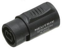 nl4mmx Neutrik NL4MMX Loudspeaker Connector, Plug to Plug, 4 Way, 30A