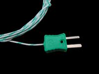 e25061type-k-weldedtipglass-fiber2mcmpki-surmo CorregeE250 Type K Thermocouple 2m Length, 0.3mm Diameter, 0°C → +600°C