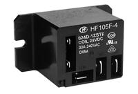hf105f-4024d1zstf Hongfa Europe GMBH Flange Mount Power Relay, 24V dc Coil, 20A Switching Current, SPDT
