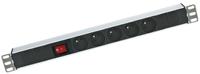 755-3983 RS PRO Type E - French 5 Gang Power Distribution Unit, 2.5m Cable, 16A, 230 V ac