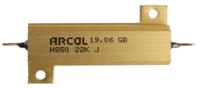 hs50-22k-j Arcol, 22kΩ 50W Wire Wound Chassis Mount Resistor HS50 22K J ±5%