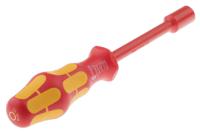 05005330001 Wera Hexagon Nut Driver, 11 mm Tip, VDE/1000V, 125 mm Blade, 237 mm Overall