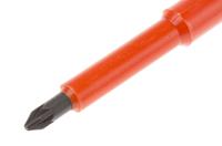 911-1134 ITL Insulated Tools Ltd Pozidriv Insulated Screwdriver, PZ1 Tip, 200 mm Blade, VDE/1000V, 280 mm Overall
