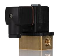 125304 Burkert Solenoid Valve , 2 Port, NC, 230 V ac 6.35 mm, 6.35 mm