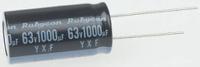 50yxf33m5x11 Rubycon 3.3μF Aluminium Electrolytic Capacitor 50V dc, Radial, Through Hole - 50YXF3.3M5X11