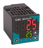 mv160larr021u0 CAL MAXVU16 1/16 DIN PID Temperature Controller, 48 x 48mm 1 Input, 3 Output Relay, SSR, 24 V ac/dc Supply Voltage