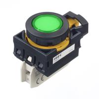 cw1p-1eq4g Idec CW Series Push Button, 22mm Cutout, 24V ac/dc, IP66