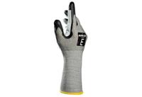 34837019 Mapa KryTech 837 Black, Grey High Density Polyethylene Nitrile Foam Work Gloves, Size 9, Nitrile Foam Coating