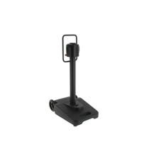 smart2050nj1 Viso Black Polypropylene, Steel Retractable Barrier, 20m, Black/Yellow Tape