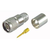 anm-1610 L-Com ANM Series, Plug Cable Mount N Connector, Crimp Termination, Straight Body