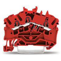 2002-6303 WAGO  TOPJOB S Series Red, 2.5mm², 1-Level, Push In Termination, ATEX, CSA, IECEx