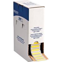 bm-187-175-342-yl Brady B-342 Black on Yellow Heatshrink Labels, 44.45 mm Width, 8.51mm Label Length, 44.45mm Label Width