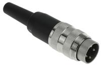 t3260-018 Amphenol Industrial, C 091 A 3 Pole M16 Din Plug, 5A, 300 V ac, Male, Cable Mount