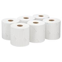 7303 WYPALL WypAll L20 General Clean () White Paper Industrial Wiping Roll, 2-Ply, 380 Sheets