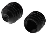 529-961 Black, Self-Colour Steel Hex Socket Set M5 x 5mm Grub Screw