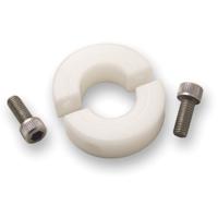 msp-12-p Ruland Shaft Collar, Two Piece, Clamp Screw, Bore 12mm, OD 28mm, W 11mm, Plastic