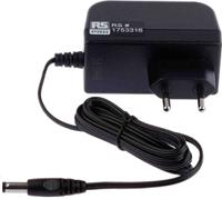 175-3316 RS PRO 18W Plug-In AC/DC Adapter 12V dc Output, 1.5A Output